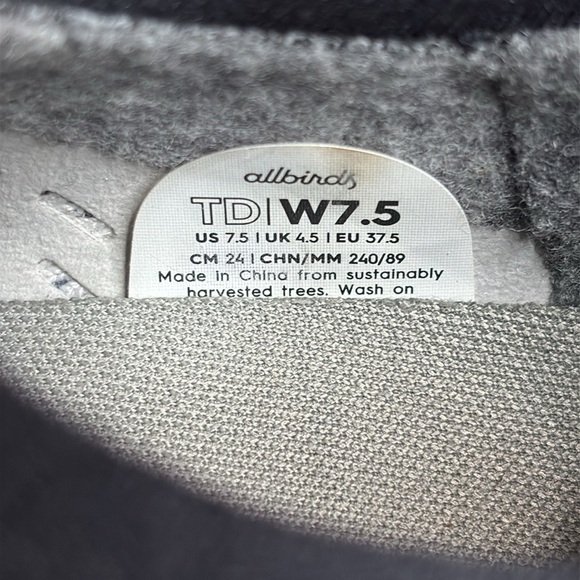 ALLBIRDS Thunder Tree Dasher Running Shoes Size 7.5 - Picture 7 of 8